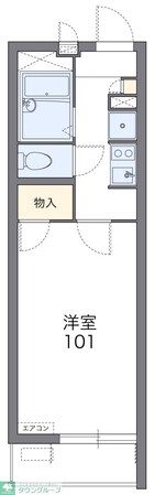 レオパレス花水木の物件間取画像